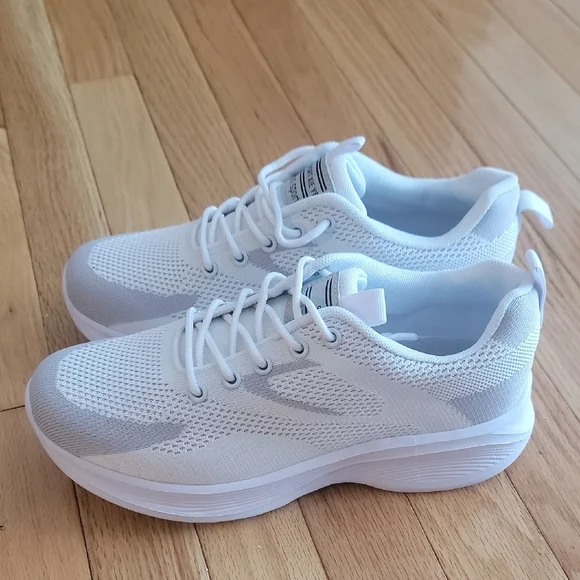 White Athletic Sneakers - Picture 2 of 4